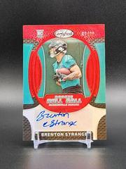 Brenton Strange [Red] #RRCS-10 Football Cards 2023 Panini Certified Rookie Roll Call Signatures Prices