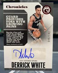 Derrick White [Red] #CA-DWT Basketball Cards 2017 Panini Chronicles Autographs Prices