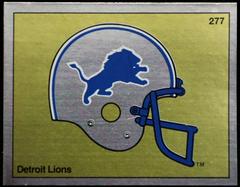Detroit Lions Helmet [Foil] Football Cards 1988 Panini Sticker Prices