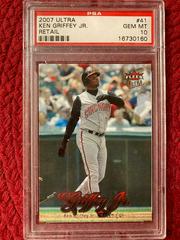 Ken Griffey Jr. [Retail] #41 Baseball Cards 2007 Ultra Prices
