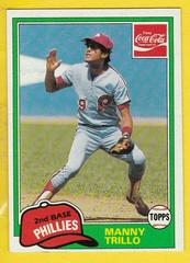 Manny Trillo #11 Baseball Cards 1981 Coca Cola Prices