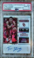 Trae Young [Autograph Cracked Ice] #56 Basketball Cards 2018 Panini Contenders Draft Picks Prices