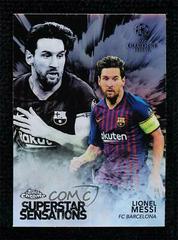 Lionel Messi #SS-LM Soccer Cards 2018 Topps Chrome UEFA Champions League Superstar Sensations Prices