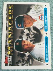 B. Hobson, J. LeFebvre [Major League Managers] Baseball Cards 1993 Topps Prices