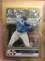 Wander Franco [Gold Refractor] Baseball Cards 2020 Bowman Chrome Spanning the Globe Prices