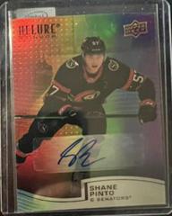 Shane Pinto [Full Autograph] Hockey Cards 2021 Upper Deck Allure Rainbow Prices