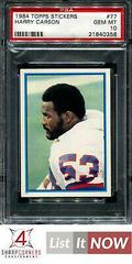Harry Carson Football Cards 1984 Topps Stickers Prices