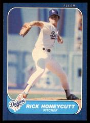 Rick Honeycutt Baseball Cards 1986 Fleer Prices