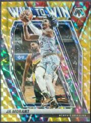 Ja Morant [Reactive Yellow] #18 Basketball Cards 2020 Panini Mosaic Will to Win Prices