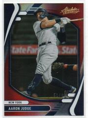 Aaron Judge [Spectrum Red] #15 Baseball Cards 2022 Panini Absolute Prices