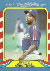 Oddibe McDowell Baseball Cards 1987 Fleer Limited Edition Prices
