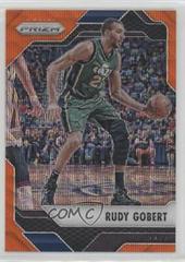 Rudy Gobert [Orange Wave Prizm] #102 Basketball Cards 2016 Panini Prizm Prices