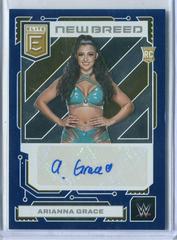 Arianna Grace [Blue] #5 Wrestling Cards 2023 Donruss Elite WWE New Breed Autograph Prices