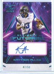 Kaytron Allen #UF-KA1 Football Cards 2022 Leaf Ultimate Draft Futures Autographs Prices