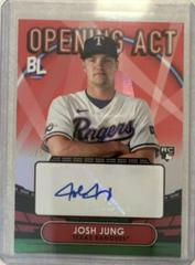Josh Jung [Red] #OAA-JJ Baseball Cards 2023 Topps Big League Opening Act Autographs Prices