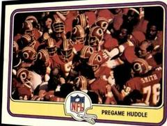 Pregame Huddle Football Cards 1981 Fleer Team Action Prices