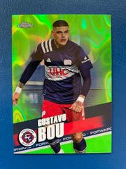 Main Image | Gustavo Bou [Neon Green Lava] Soccer Cards 2022 Topps Chrome MLS