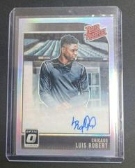 Luis Robert #LR Baseball Cards 2018 Panini Donruss Optic Rated Prospect Signatures Prices