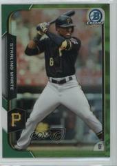 Starling Marte [Green Refractor] #54 Baseball Cards 2015 Bowman Chrome Prices