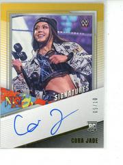 Cora Jade [Gold] #NS-CJD Wrestling Cards 2022 Panini NXT WWE Signatures Prices