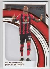 Jaidon Anthony #4 Soccer Cards 2022 Panini Immaculate Collection Prices