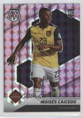 Moises Caicedo [Purple Mosaic] #78 Soccer Cards 2021 Panini Mosaic Road to FIFA World Cup Prices