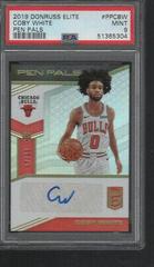 Coby White Basketball Cards 2019 Panini Donruss Elite Pen Pals Prices