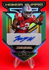 TreVeyon Henderson [Green] #HG-TH1 Football Cards 2022 Leaf Valiant Autographs Honor Guard Prices
