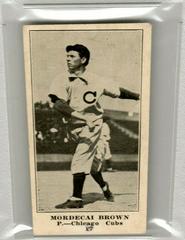 Mordecai Brown #17 Baseball Cards 1916 M101 4 Sporting News Prices