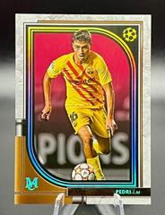 Pedri #59 Soccer Cards 2021 Topps Museum Collection UEFA Champions League Prices