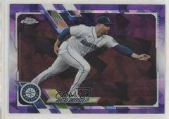 Justus Sheffield [Purple] #6 Baseball Cards 2021 Topps Chrome Sapphire Prices