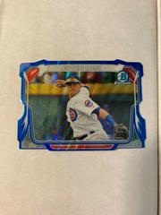 Javier Baez [Blue Wave] Baseball Cards 2014 Bowman Chrome Mini Chrome Prices