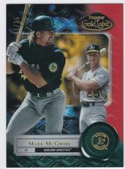 Mark McGwire [Class 3 Red] Baseball Cards 2022 Topps Gold Label Prices