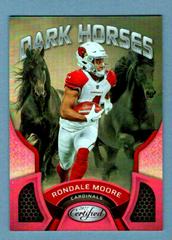 Rondale Moore [Pink] #DH-12 Football Cards 2022 Panini Certified Dark Horses Prices