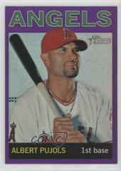 Albert Pujols [Purple Refractor] #HC5 Baseball Cards 2013 Topps Heritage Chrome Prices