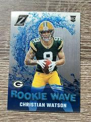 Christian Watson #RW-CW Football Cards 2022 Panini Zenith Rookie Wave Prices