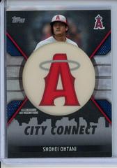 Shohei Ohtani [Black] Baseball Cards 2023 Topps City Connect Commemorative Patch Prices
