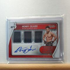 Henry Cejudo #TT-HCJ Ufc Cards 2022 Panini Chronicles UFC Tools of the Trade Signatures Prices