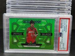 Jalen Green [Green Flood] Basketball Cards 2021 Panini Obsidian Pitch Black Prices