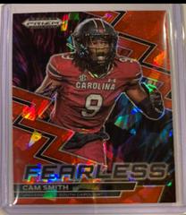 Cam Smith [Red Ice] #F-13 Football Cards 2023 Panini Prizm Draft Picks Fearless Prices