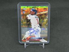 Ozzie Albies [Gold Refractor] Baseball Cards 2018 Topps Chrome Update Autographs Prices