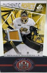 Benjamin Gaudreau [Gold Patch] #14 Hockey Cards 2021 SP Game Used CHL Prices