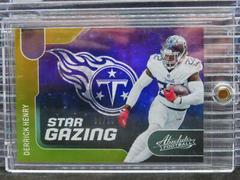 Derrick Henry [Spectrum Gold] #SG-12 Football Cards 2022 Panini Absolute Star Gazing Prices
