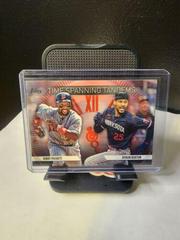 Byron Buxton, Kirby Puckett [Red] #TS-29 Baseball Cards 2023 Topps Update Time Spanning Tandems Prices