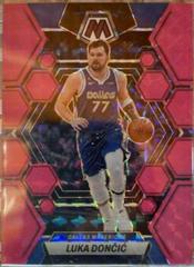 Luka Doncic [Pink Fluorescent] #1 Basketball Cards 2022 Panini Mosaic Prices