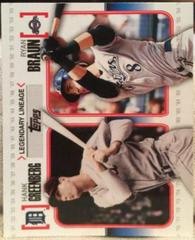 Hank Greenberg, Ryan Braun Baseball Cards 2010 Topps Legendary Lineage Prices