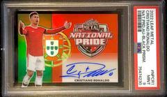 Cristiano Ronaldo [Prismatic Black] Soccer Cards 2022 Leaf Metal National Pride Autographs Prices