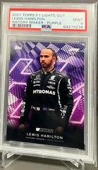 Lewis Hamilton [History Maker Purple] Racing Cards 2021 Topps Formula 1 Lights Out Prices