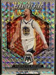 Stephen Curry #9 Basketball Cards 2022 Panini Mosaic Straight Fire Prices