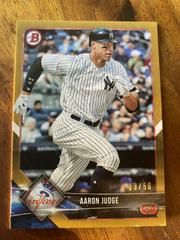 Aaron Judge [Gold] #24 Baseball Cards 2018 Bowman Prices